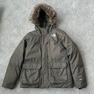 Girls North Face goose down jacket, girls large (14/16)